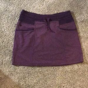 Athleta Purple Cotton Skirt